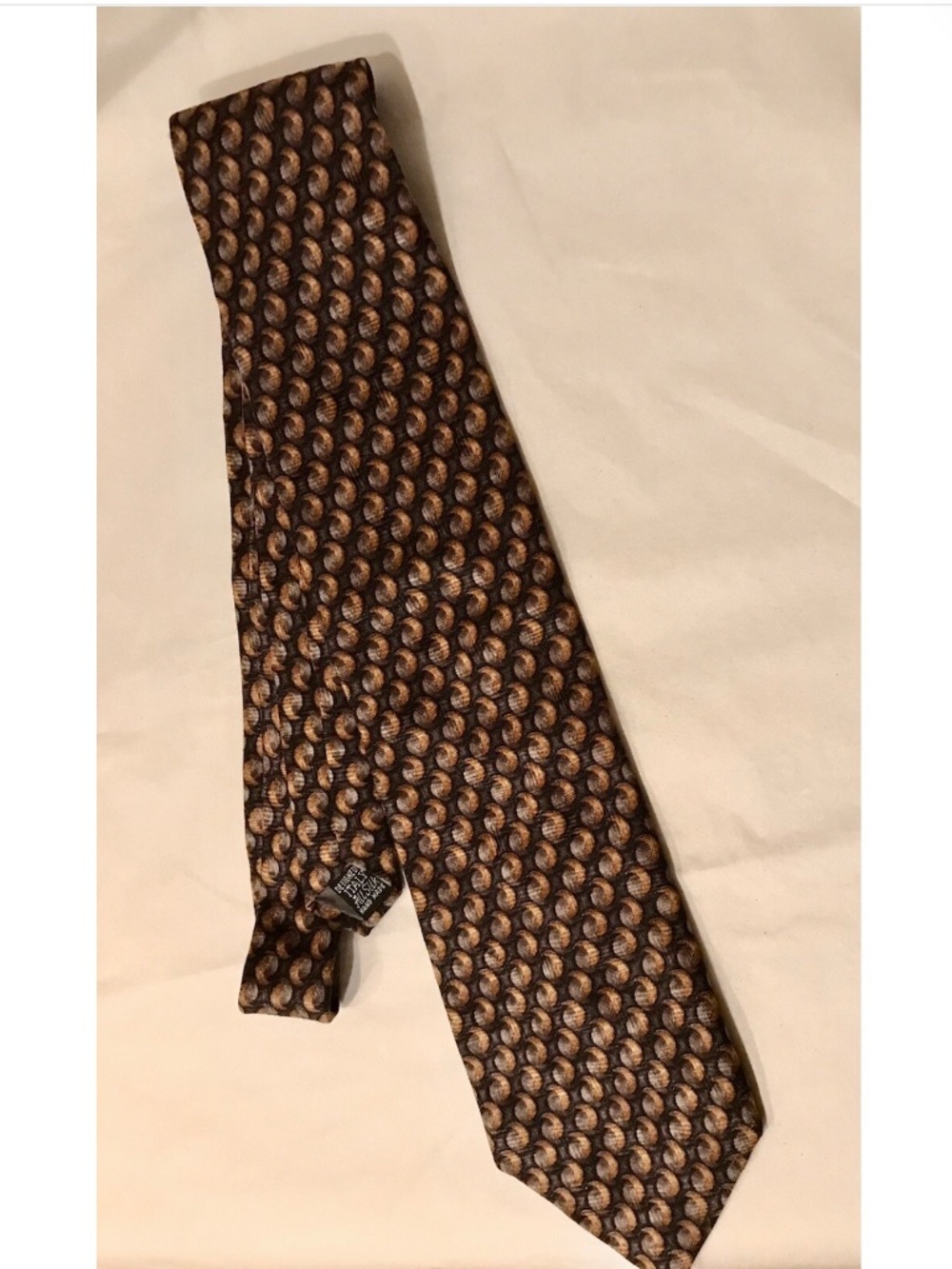 Patrick James Silk Geometric Neck Tie